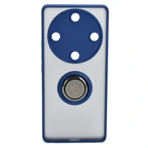 Kup Etui s úchopem na prst Bizon Case Hybrid Ring pro Honor Magic5 Lite kouřové s modrým rámem - BIZ375 - {ean13} - Sklep Home Screen