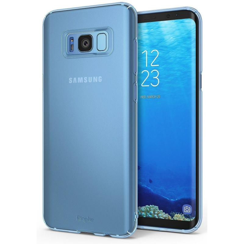 Kup Etui Ringke Slim Samsung Galaxy S8 Plus Frost Blue - 8809525019045 - RGK570BLU - Homescreen.pl