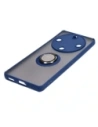 Buy Bizon Case Hybrid Ring Honor Magic5 Lite smoky with a navy blue frame - BIZ375 - {ean13} - Home Screen Store Europe