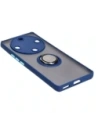 Buy Bizon Case Hybrid Ring Honor Magic5 Lite smoky with a navy blue frame - BIZ375 - {ean13} - Home Screen Store Europe