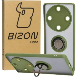 Kup Bizon Case Hybrid Gyűrű Tisztelet Magic5 Lite füstös zöld kerettel - BIZ376 - {ean13} - Sklep Home Screen