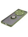 Buy Bizon Case Hybrid Ring Honor Magic5 Lite smoky with a green frame - BIZ376 - {ean13} - Home Screen Store Europe
