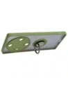 Kup Bizon Caz Hibrid Ring Honor Magic5 Lite fumuriu cu un cadru verde - BIZ376 - {ean13} - Sklep Home Screen