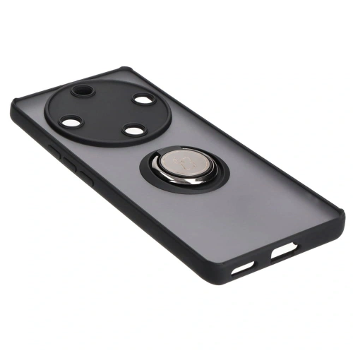 Buy Bizon Case Hybrid Ring Honor Magic5 Lite smoky with a black frame - BIZ378 - {ean13} - Home Screen Store Europe