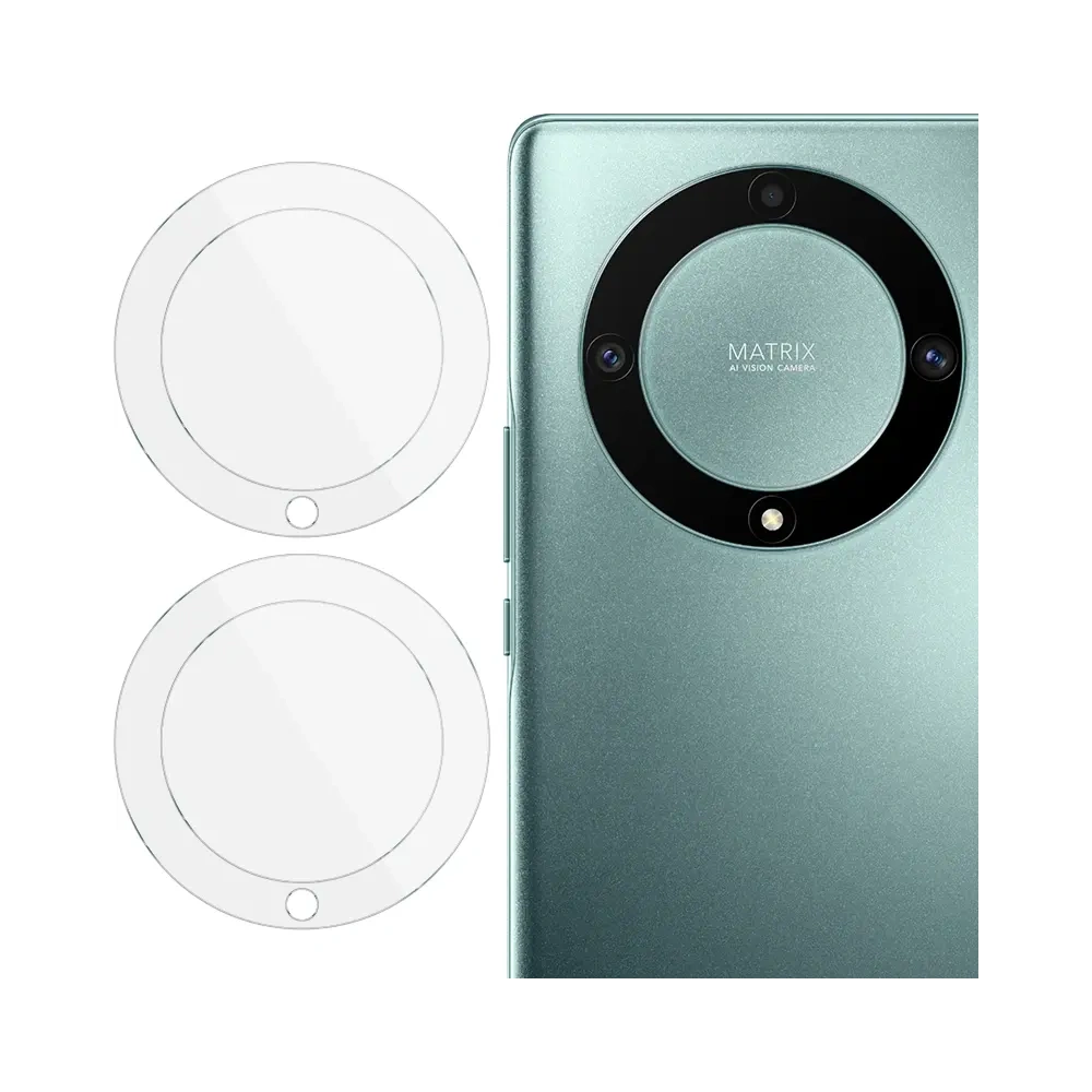 Szkło na aparat Bizon Glass Lens do Honor Magic5 Lite [2 PACK]