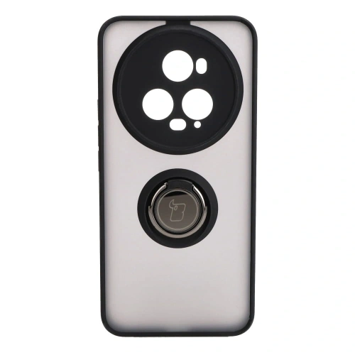 Kup Bizon Case Hybrid Ring Honor Magic5 Pro fumuriu cu un cadru negru - BIZ381 - {ean13} - Sklep Home Screen