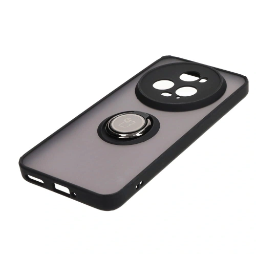 Buy Bizon Case Hybrid Ring Honor Magic5 Pro smoky with a black frame - BIZ381 - {ean13} - Home Screen Store Europe