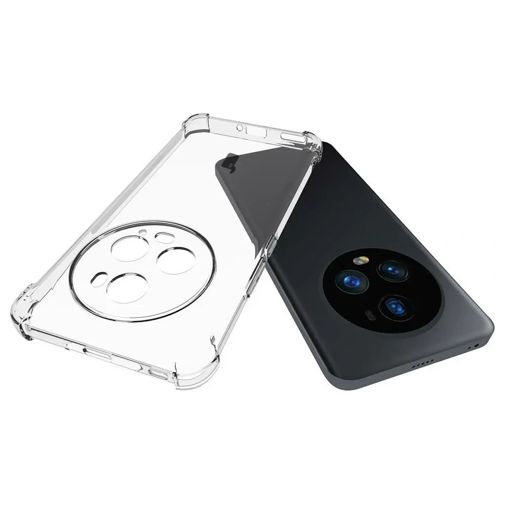 Elastyczne etui Bizon Case Salpa do Honor Magic5 Pro przezroczyste