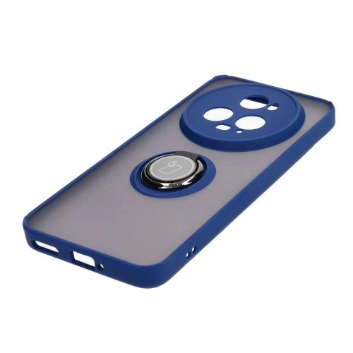 Kup Etui s úchopem na prst Bizon Case Hybrid Ring pro Honor Magic5 Pro kouřové s modrým rámem - BIZ383 - {ean13} - Sklep Home Screen