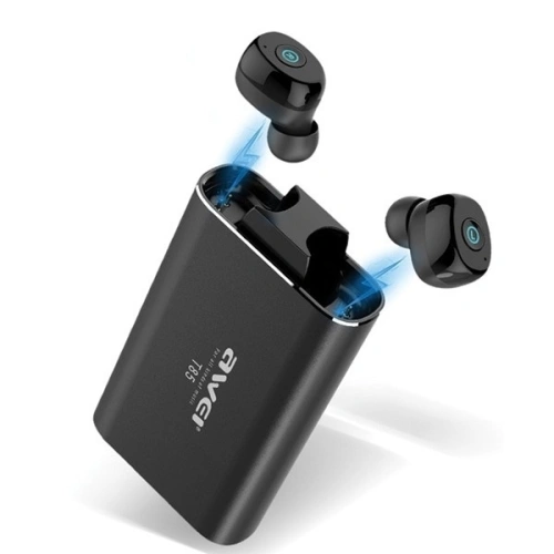 Kup AWEI Bluetooth 5.0 T85 TWS fejhallgató + dokkolóállomás/tápegység 1800mAh fekete - AWEI019BLK - {ean13} - Sklep Home Screen