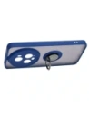 Buy Bizon Case Hybrid Ring Honor Magic5 Pro smoky with a navy blue frame - BIZ383 - {ean13} - Home Screen Store Europe