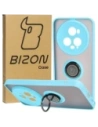 Kup Etui z uchwytem na palec Bizon Case Hybrid Ring do Honor Magic5 Pro przydymione z jasnoniebieską ramką - BIZ385 - {ean13} - Sklep Home Screen