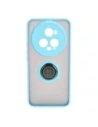 Kup Etui z uchwytem na palec Bizon Case Hybrid Ring do Honor Magic5 Pro przydymione z jasnoniebieską ramką - BIZ385 - {ean13} - Sklep Home Screen
