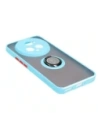 Kup Etui z uchwytem na palec Bizon Case Hybrid Ring do Honor Magic5 Pro przydymione z jasnoniebieską ramką - BIZ385 - {ean13} - Sklep Home Screen
