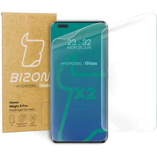 Kup Bizon Glas Hydrogel Honor Magic5 Pro [2 PACK] - BIZ386 - {ean13} - Sklep Home Screen