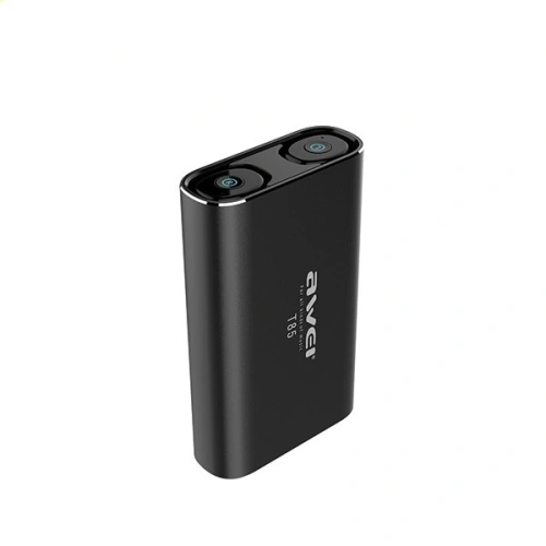 Kup AWEI Bluetooth 5.0 T85 TWS fejhallgató + dokkolóállomás/tápegység 1800mAh fekete - AWEI019BLK - {ean13} - Sklep Home Screen