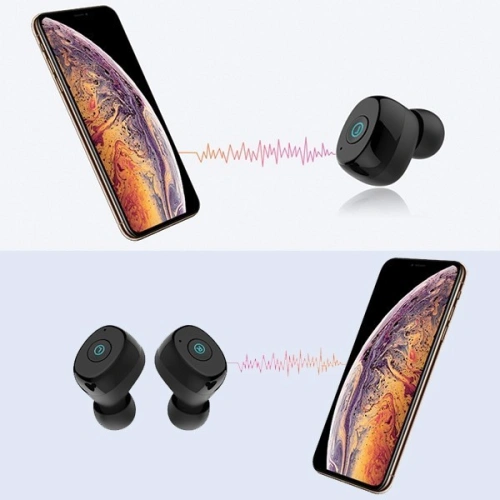 Kup AWEI Bluetooth 5.0 T85 TWS fejhallgató + dokkolóállomás/tápegység 1800mAh fekete - AWEI019BLK - {ean13} - Sklep Home Screen
