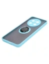 Kup Etui z uchwytem na palec Bizon Case Hybrid Ring do Huawei Mate 50 Pro przydymione z jasnoniebieską ramką - BIZ392 - {ean13} - Sklep Home Screen