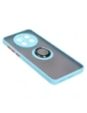 Kup Etui z uchwytem na palec Bizon Case Hybrid Ring do Huawei Mate 50 Pro przydymione z jasnoniebieską ramką - BIZ392 - {ean13} - Sklep Home Screen