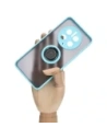 Kup Etui z uchwytem na palec Bizon Case Hybrid Ring do Huawei Mate 50 Pro kouřové s jasně modrým rámem - BIZ392 - {ean13} - Sklep Home Screen