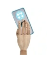 Kup Etui z uchwytem na palec Bizon Case Hybrid Ring do Huawei Mate 50 Pro przydymione z jasnoniebieską ramką - BIZ392 - {ean13} - Sklep Home Screen