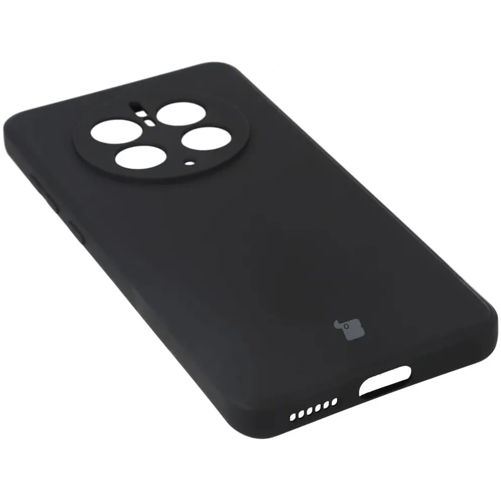Etui Bizon Case Silicone Sq do Huawei Mate 50 Pro czarne
