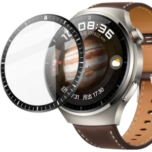 Kup Bizon Glass Watch Edge Hybrid Huawei Watch 4 Pro / 4 Pro Space Edition schwarz - BIZ401 - {ean13} - Sklep Home Screen