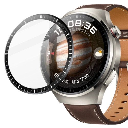 Kup Bizon Glass Watch Edge Hybrid Huawei Watch 4 Pro / 4 Pro Space Edition schwarz - BIZ401 - {ean13} - Sklep Home Screen