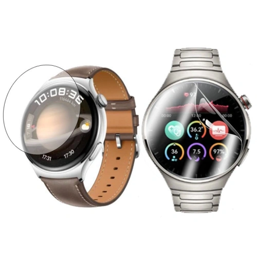 Kup Folia hydrożelowa na ekran Bizon Glass Hydrogel do Huawei Watch 4 Pro / 4 Pro Space Edition [2 PACK] - BIZ402 - {ean13} - Sklep Home Screen