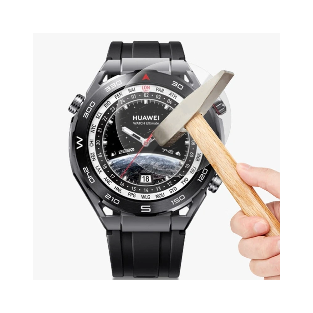 Folia hydrożelowa na ekran Bizon Glass Hydrogel do Huawei Watch Ultimate [2 PACK]