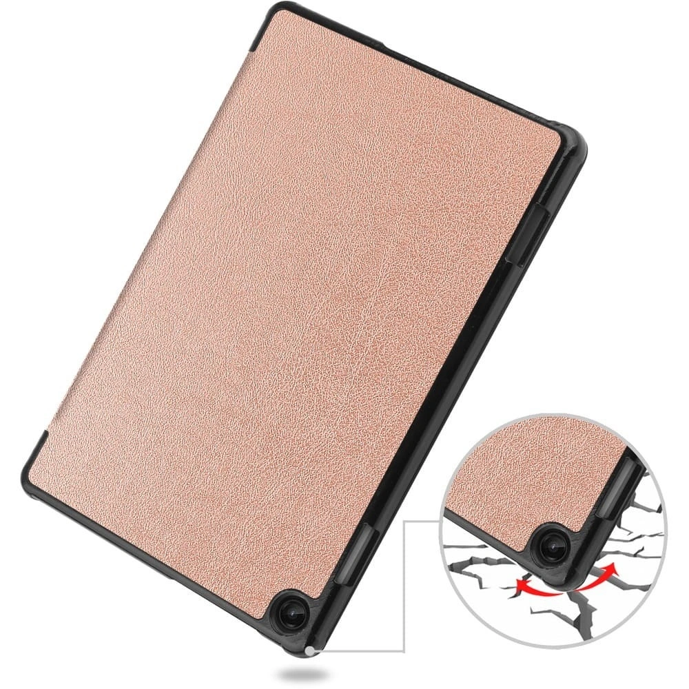 Etui Bizon Case Tab Croc do Lenovo Tab M10 różowozłote