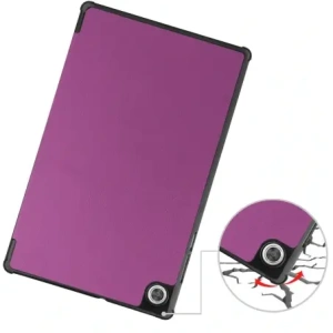 Etui Bizon Case Tab Croc do Lenovo Tab M10 Gen 2 ciemnofioletowe