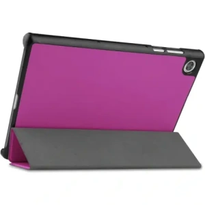Etui Bizon Case Tab Croc do Lenovo Tab M10 Gen 2 ciemnofioletowe