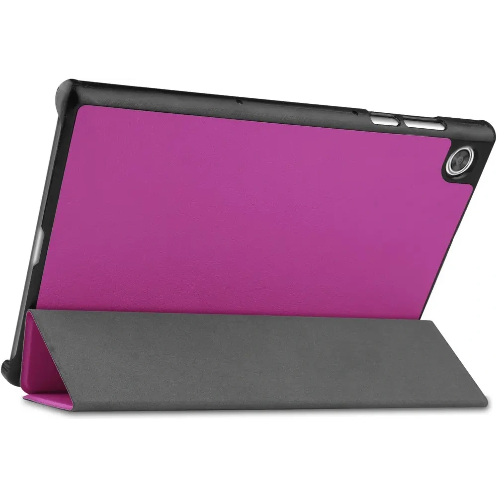 Etui Bizon Case Tab Croc do Lenovo Tab M10 Gen 2 ciemnofioletowe