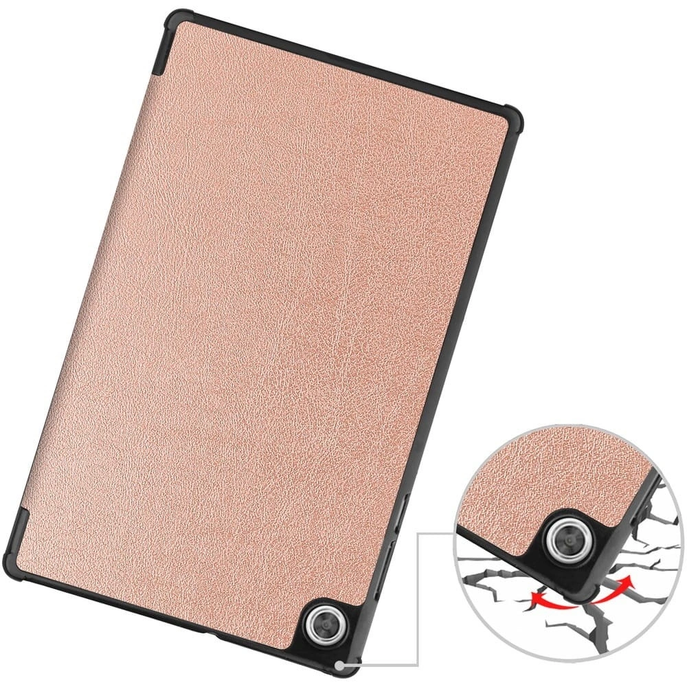 Etui Bizon Case Tab Croc do Lenovo Tab M10 Gen 2 różowozłote