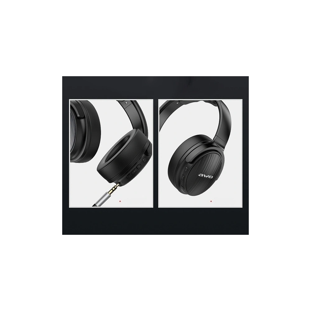 AWEI słuchawki nauszne Bluetooth A780BL czarny/black