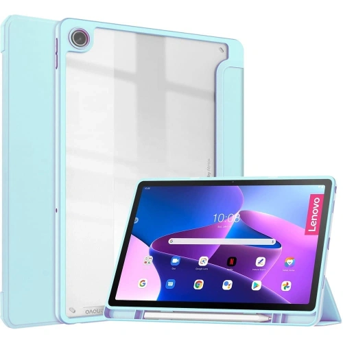 Kup Etui Bizon Case Tab Clear Matt do Lenovo Tab M10 Plus Gen 3 błękitne - BIZ417 - {ean13} - Sklep Home Screen