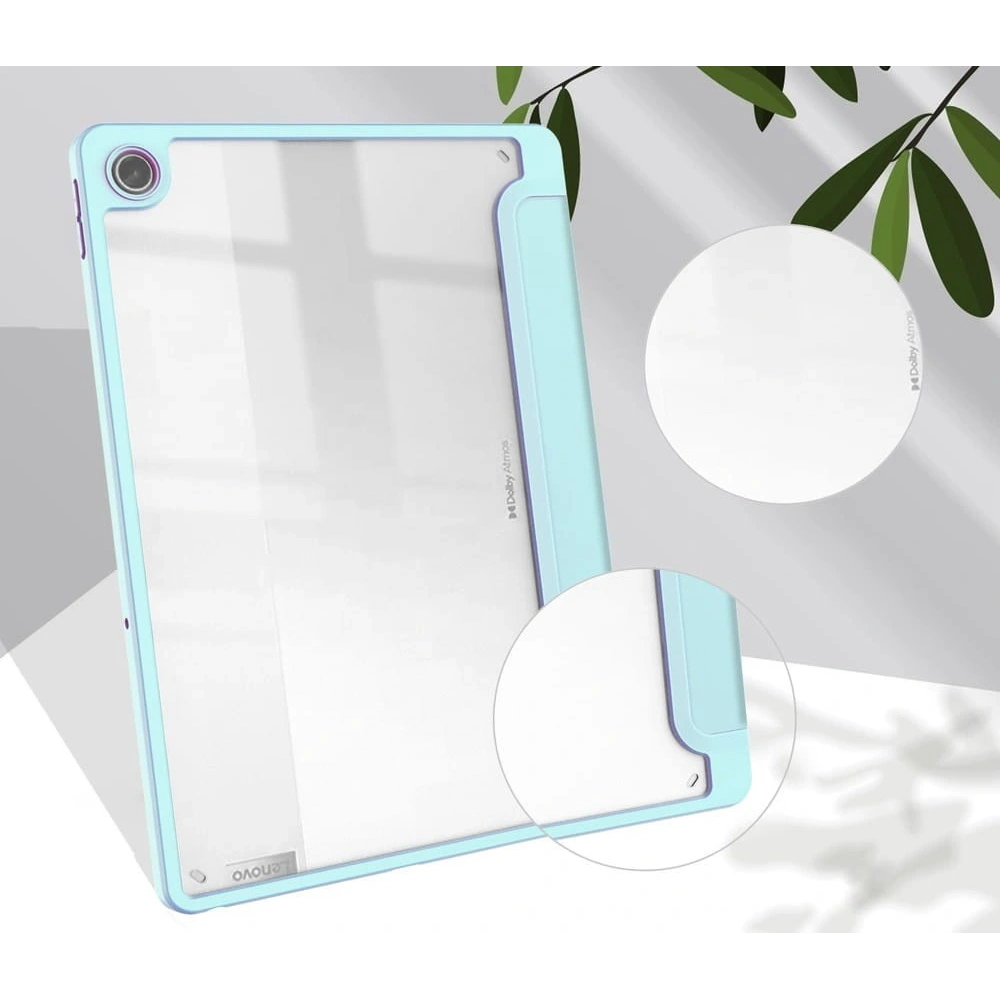 Etui Bizon Case Tab Clear Matt do Lenovo Tab M10 Plus Gen 3 błękitne