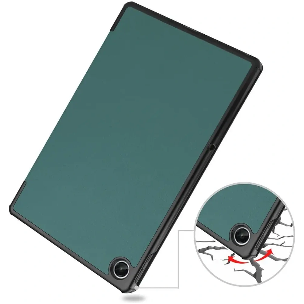 Etui Bizon Case Tab Croc do Lenovo Tab M10 Plus Gen 3 ciemnozielone