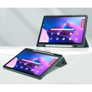 Etui Bizon Case Tab Clear Matt do Lenovo Tab M10 Plus Gen 3 ciemnozielone