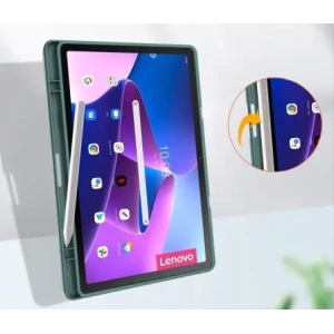 Etui Bizon Case Tab Clear Matt do Lenovo Tab M10 Plus Gen 3 ciemnozielone