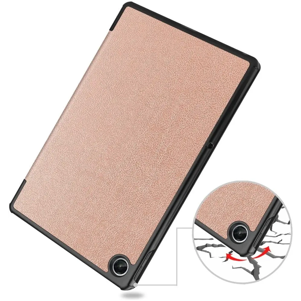 Etui Bizon Case Tab Croc do Lenovo Tab M10 Plus Gen 3 różowozłote