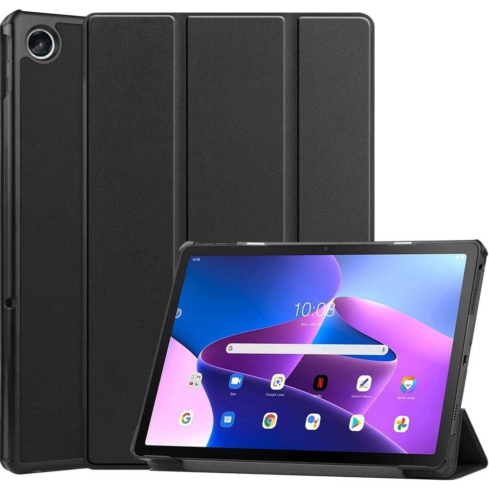 Etui Bizon Case Tab Croc do Lenovo Tab M10 Plus Gen 3 czarne