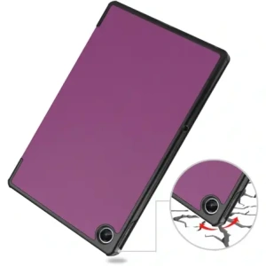 Etui Bizon Case Tab Croc do Lenovo Tab M10 Plus Gen 3 ciemnofioletowe