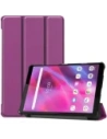 Etui Bizon Case Tab Croc do Lenovo Tab M8 Gen 3 ciemnofioletowe
