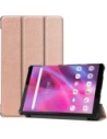 Etui Bizon Case Tab Croc do Lenovo Tab M8 Gen 3 różowozłote