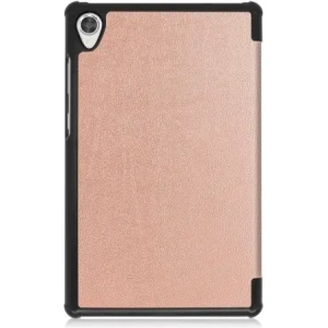 Etui Bizon Case Tab Croc do Lenovo Tab M8 Gen 3 różowozłote
