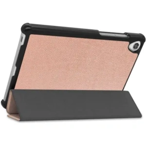 Etui Bizon Case Tab Croc do Lenovo Tab M8 Gen 3 różowozłote