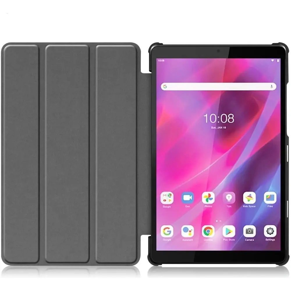 Etui Bizon Case Tab Croc do Lenovo Tab M8 Gen 3 ciemnozielone
