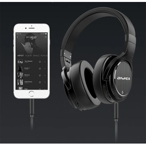 Kup AWEI A950BL fekete Bluetooth fejhallgató ANC - AWEI025BLK - {ean13} - Sklep Home Screen